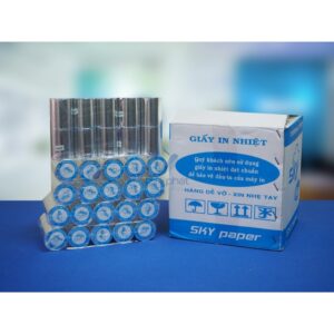 Giấy in hoá đơn 1 liên K75 - 50mét (dùng cho máy in kim)