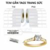 Giấy in tem vàng 50m (kích cỡ đặt theo yêu cầu)