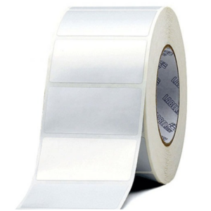 Giấy in mã vạch xi bạc 1 tem 50x30x50M, bo góc